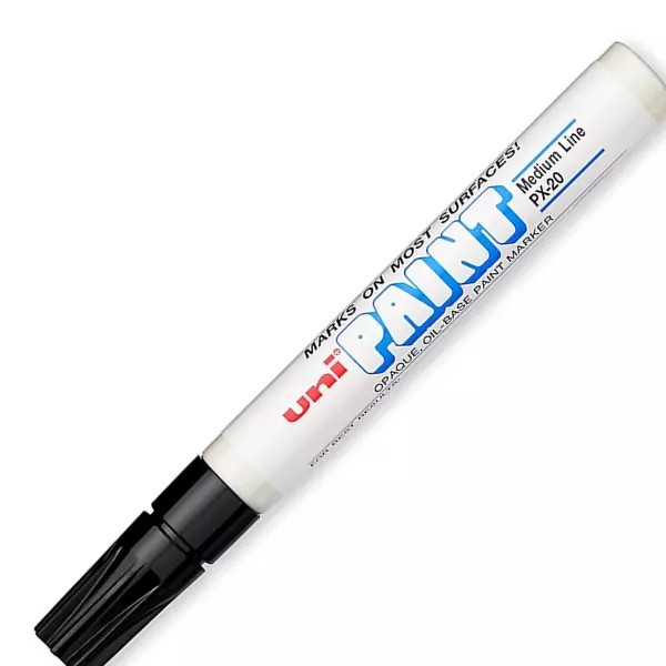 MARCADOR PERM. DELG. UNI-PAINT PX20 PRED. NGO. E12 C144